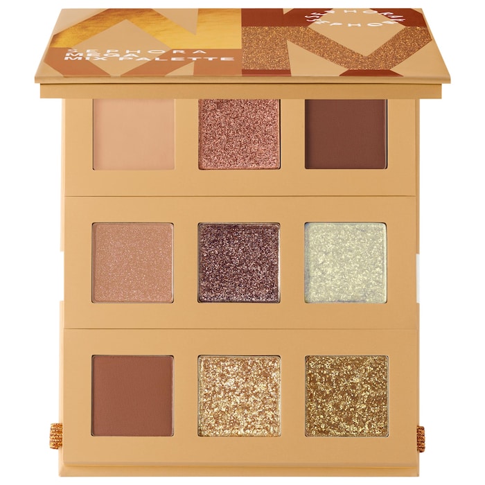Sephora Mega Mix Eyeshadow Palette- Fiery Warm Nude