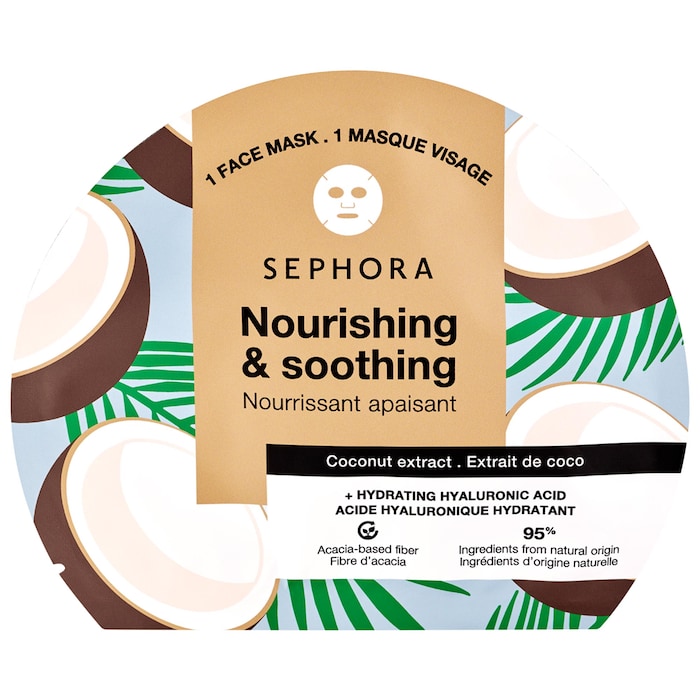 Sephora Collection Hydrating Hyaluronic Acid Face Mask-Coconut