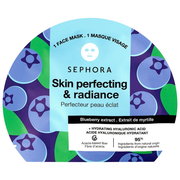 Sephora Collection Hydrating Hyaluronic Acid Face Mask- Blueberry