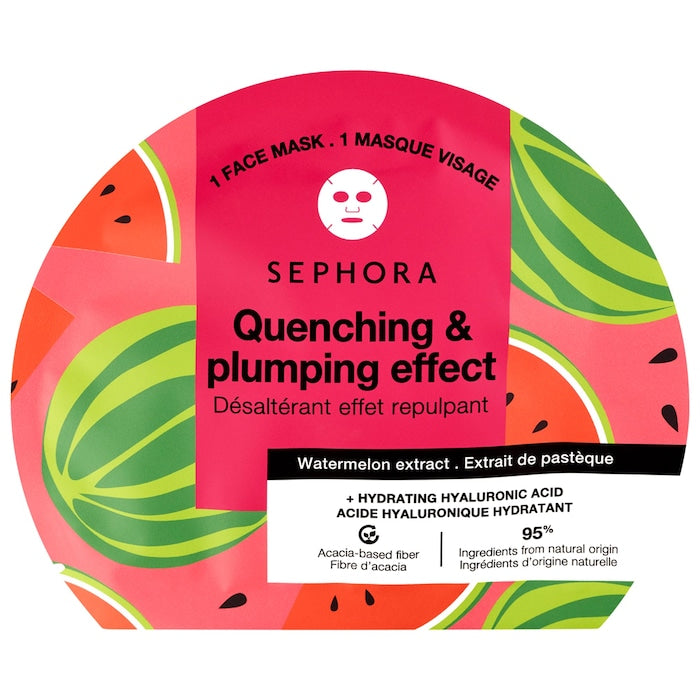 Sephora Collection Hydrating Hyaluronic Acid Face Mask- Watermelon